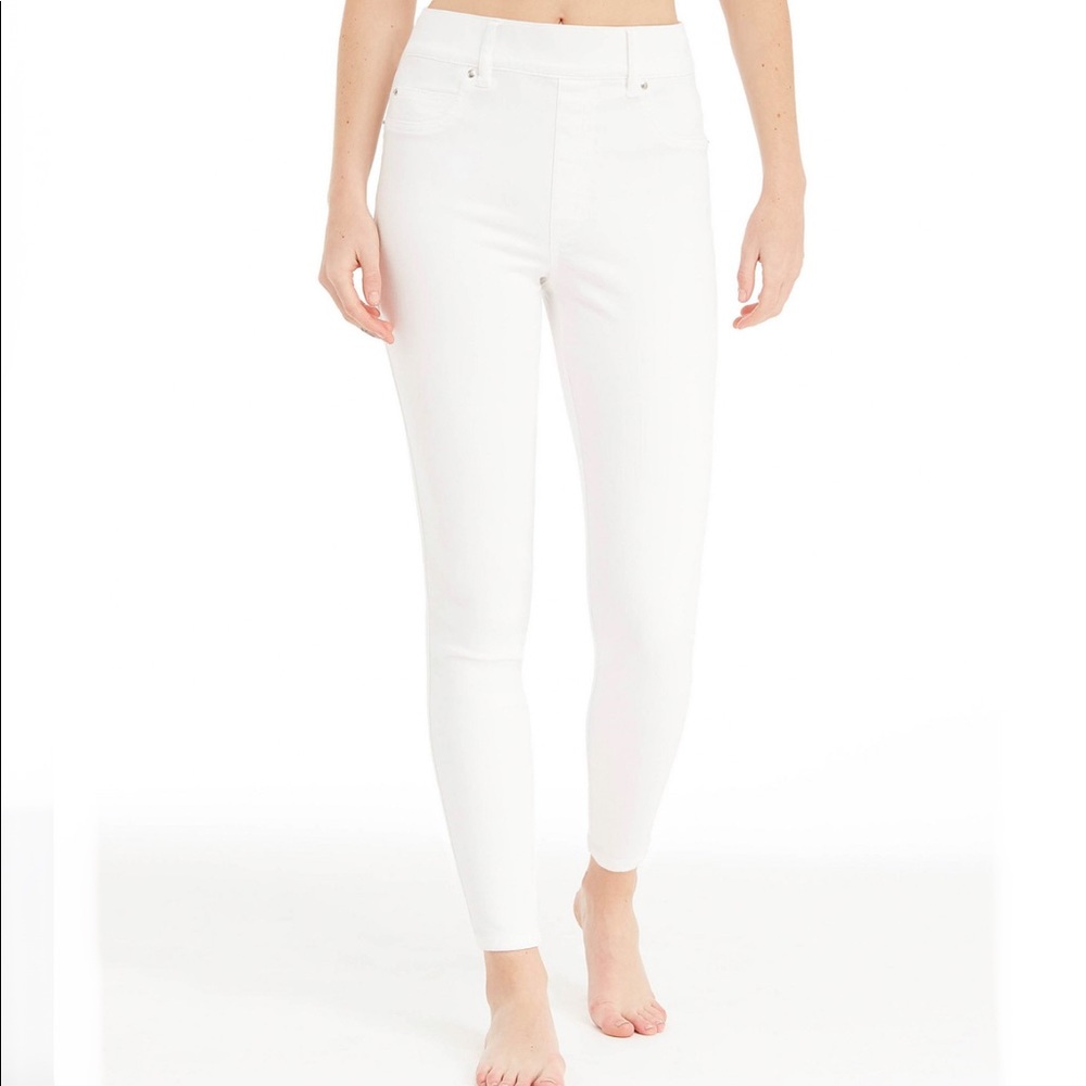 Spanx White Ankle Skinny Jeans